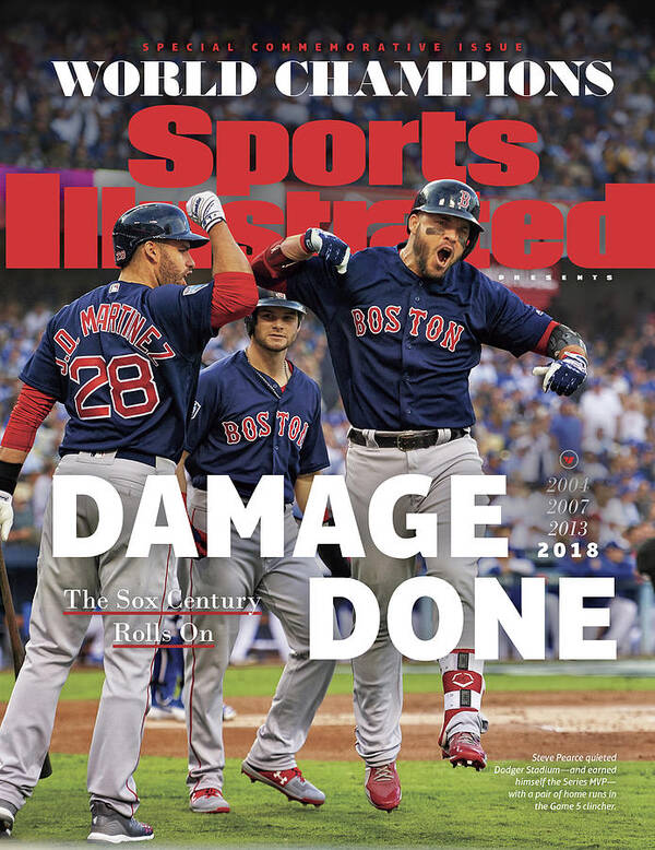 American League Baseball Poster featuring the photograph Boston Red Sox, 2018 World Series Champions Sports Illustrated Cover by Sports Illustrated