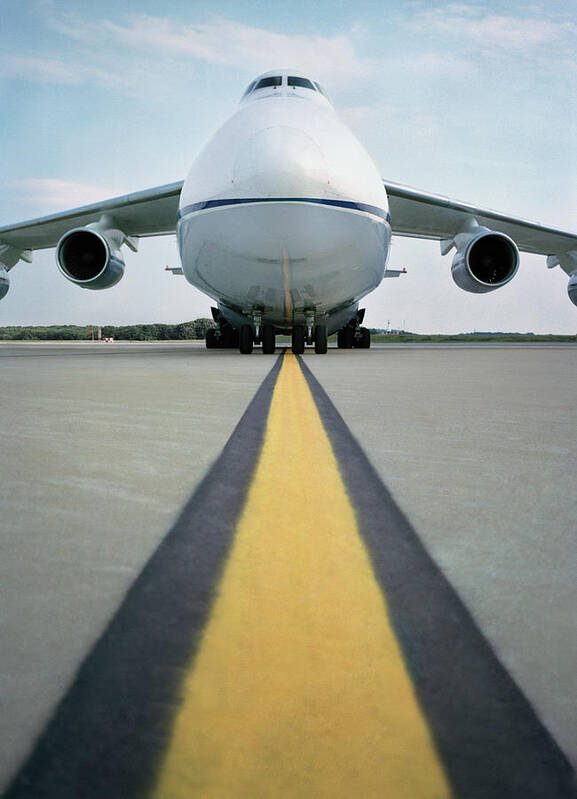 Cargo Plane On Tarmac, Ground View Poster by Greg Pease 