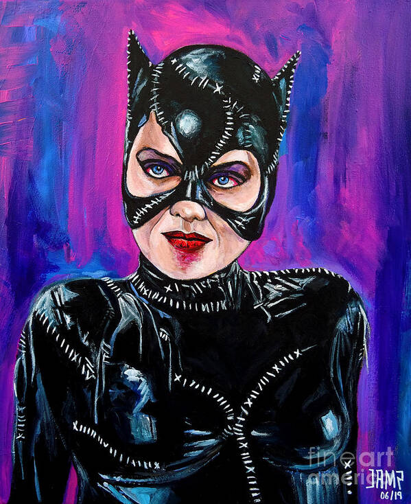 Cat Woman Giant Poster A0 A1 A2 A3 A4 Sizes