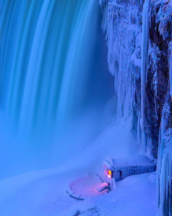 Niagara Poster featuring the photograph Icy Magic by Hua Zhu