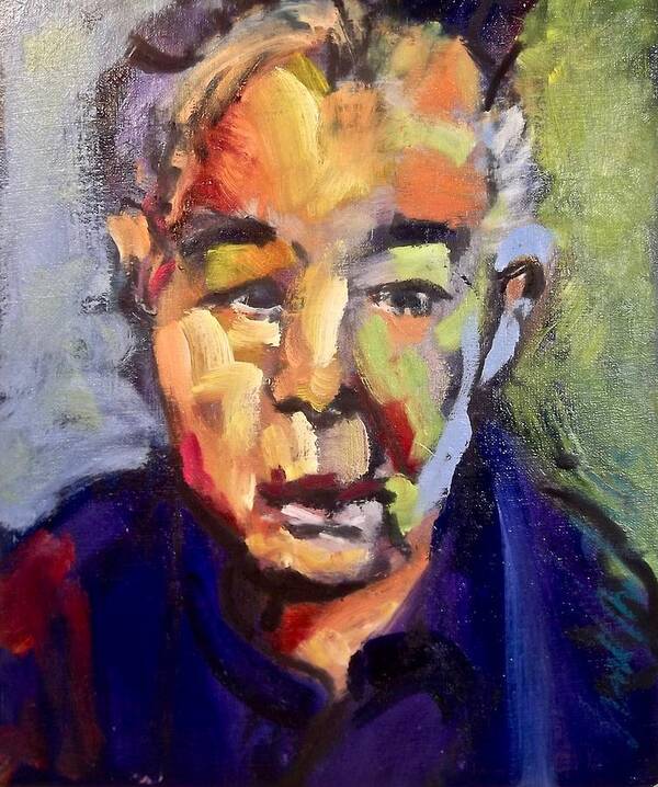 Painting Poster featuring the painting John Prine by Les Leffingwell