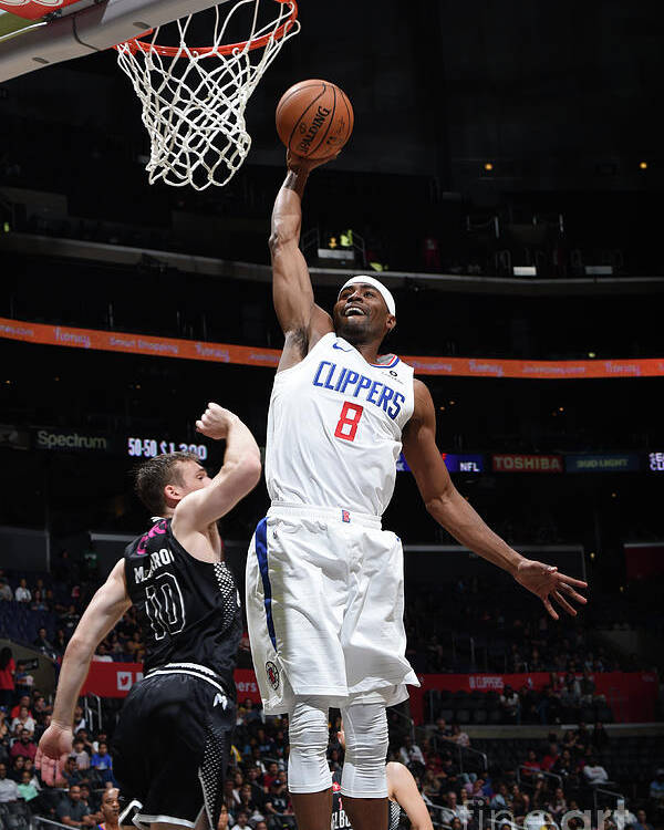 Moe Harkless Poster featuring the photograph Melbourne United V Los Angeles Clippers by Adam Pantozzi