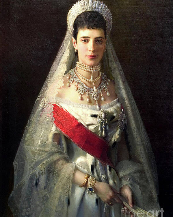 Portrait Of Empress Maria Feodorovna Poster by Heritage Images - Photos.com