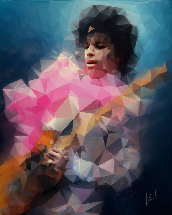 Prince Poster featuring the painting Prince by Vart Studio