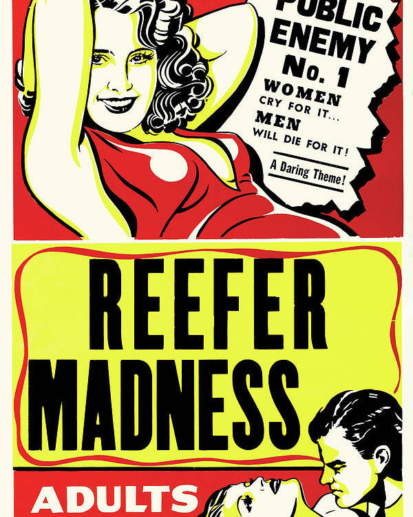 Drug Poster featuring the painting Reefer Madness by Unknown