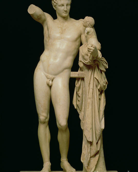 statue of dionysus