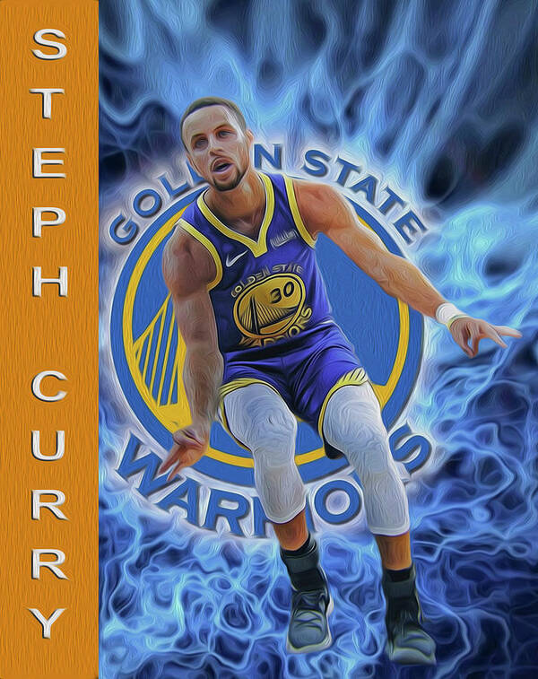 Steph Curry Jersey - Steph Curry - Posters and Art Prints