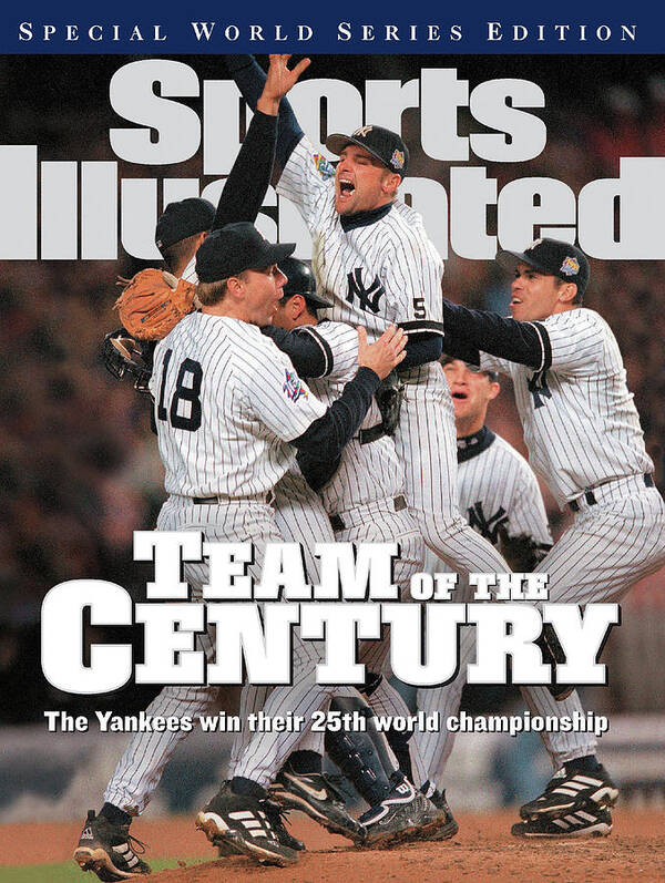 American League Baseball Poster featuring the photograph Team Of The Century 1999 World Series Champions Sports Illustrated Cover by Sports Illustrated