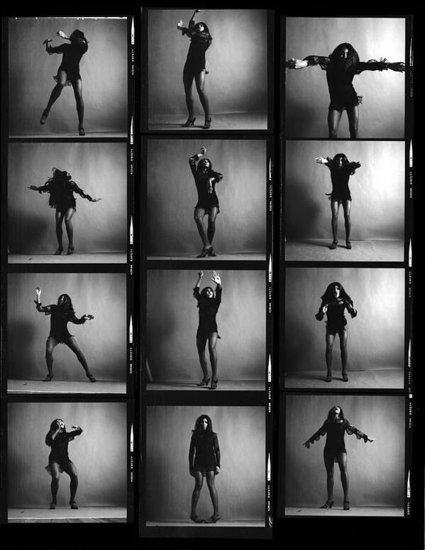 Singer Poster featuring the photograph Tina Turner Contact Sheet by Jack Robinson