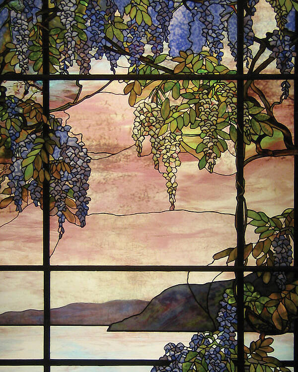 Tiffany Poster featuring the painting View of Oyster Bay by Louis Comfort Tiffany