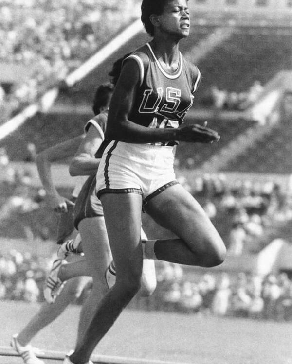 1940 Poster featuring the photograph Wilma Rudolph, American Athlete by Science Source