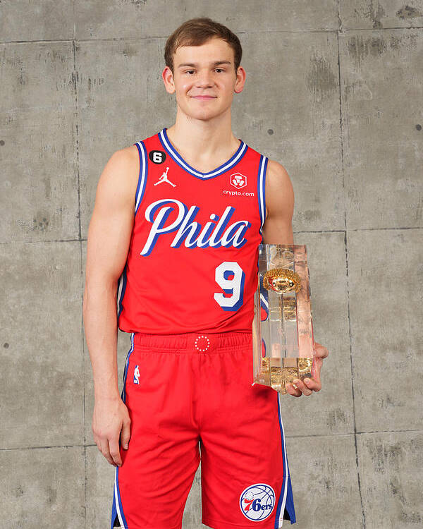 Mac Mcclung Poster featuring the photograph 2023 NBA All-Star - AT&T Slam Dunk Contest by Jesse D. Garrabrant
