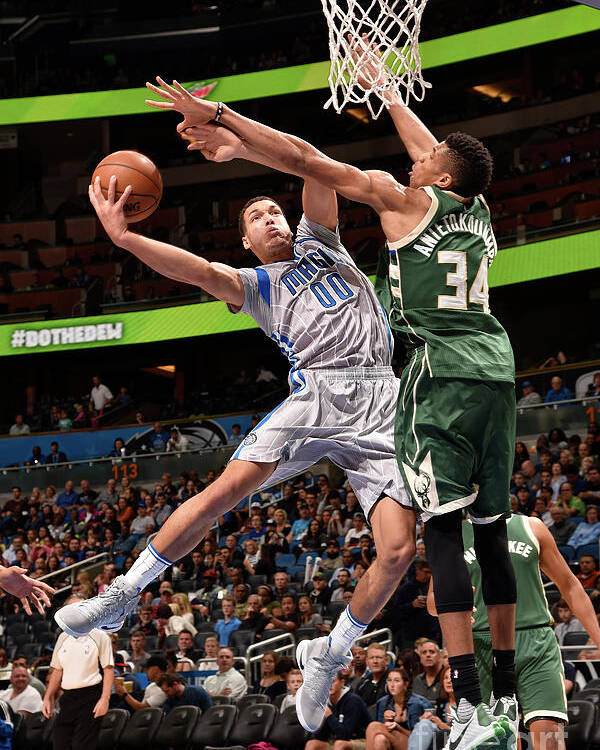 Aaron Gordon Poster featuring the photograph Aaron Gordon by Gary Bassing