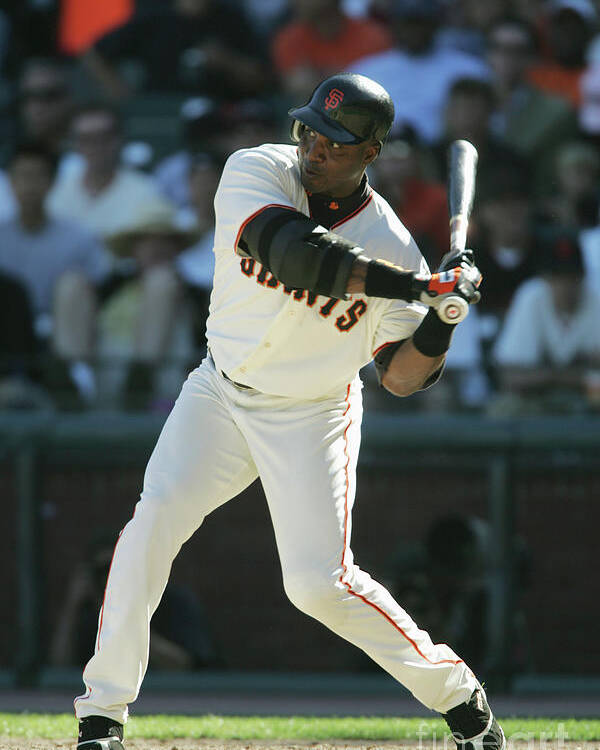 San Francisco Poster featuring the photograph Barry Bonds by Brad Mangin