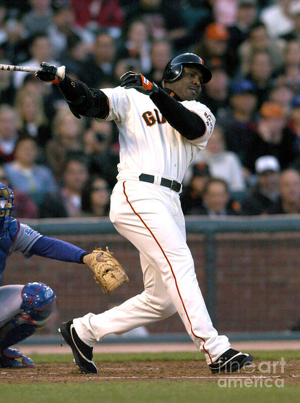 California Poster featuring the photograph Barry Bonds by Kirby Lee