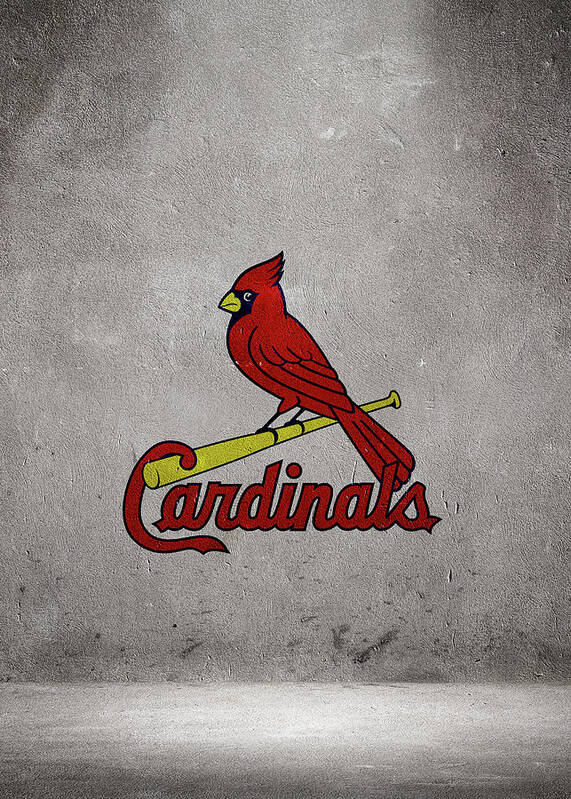St. Louis Cardinals - Round Baseball Metal Sign