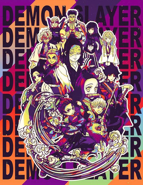 Japanese Art Tanjiro Demon Slayer Poster by Anime Art  Pixels