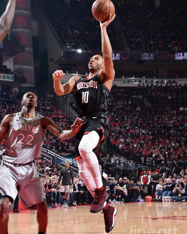 Playoffs Poster featuring the photograph Eric Gordon by Bill Baptist