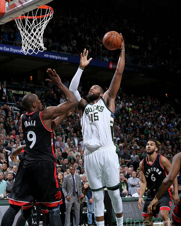 Playoffs Poster featuring the photograph Greg Monroe by Gary Dineen