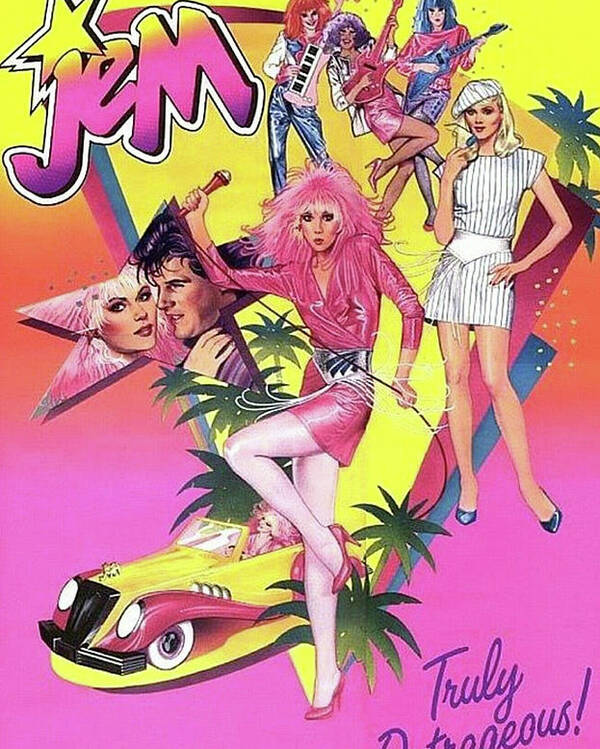 Jem and The Holograms 17"x26" poster print 