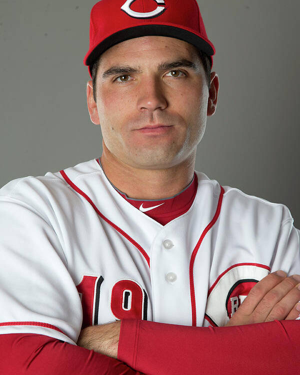 American League Baseball Poster featuring the photograph Joey Votto by Mike Mcginnis