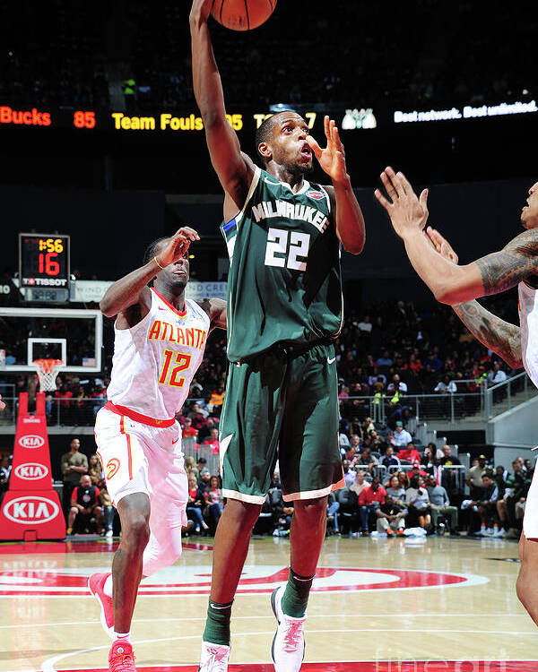 Khris Middleton Poster featuring the photograph Khris Middleton by Scott Cunningham