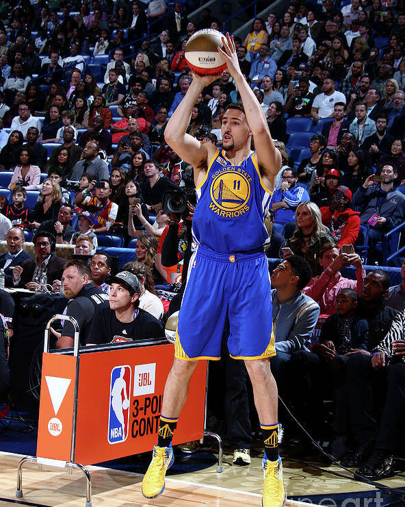 Event Poster featuring the photograph Klay Thompson by Nathaniel S. Butler
