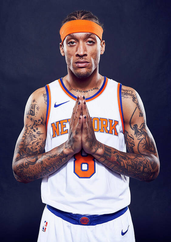Media Day Poster featuring the photograph Michael Beasley by Jennifer Pottheiser