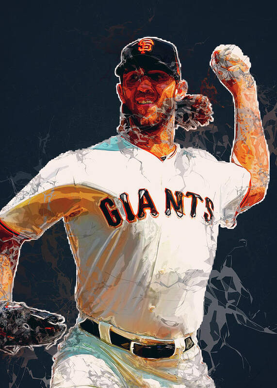 MLB Baseball Madisonbumgarner Madison Bumgarner Madison Bumgarner Madbum San  Francisco Giants Sanfra Poster by Wrenn Huber - Fine Art America