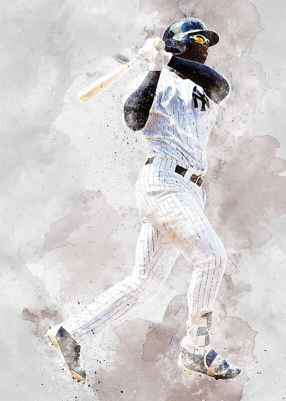MLB New York Yankees Didi Gregorius Didigregoriusdidi Gregorius New York  Yankees Newyorkyankeesphila Poster by Wrenn Huber - Fine Art America