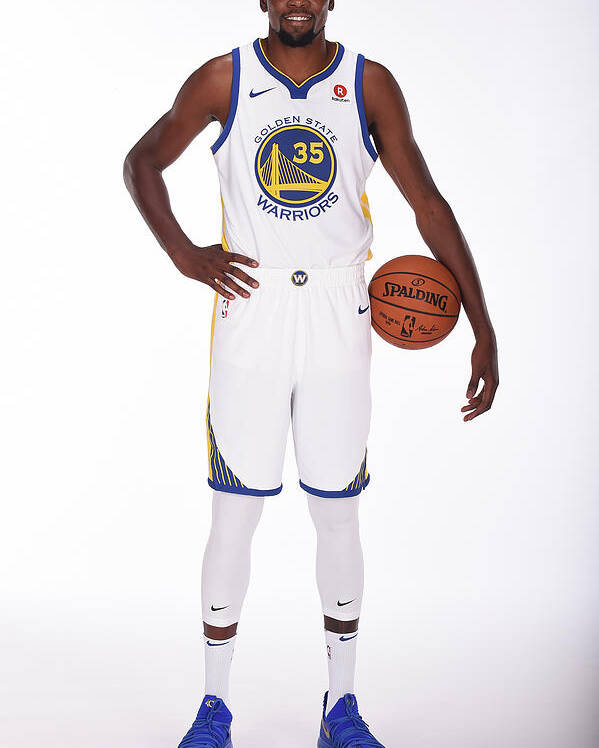 Media Day Poster featuring the photograph Kevin Durant by Noah Graham