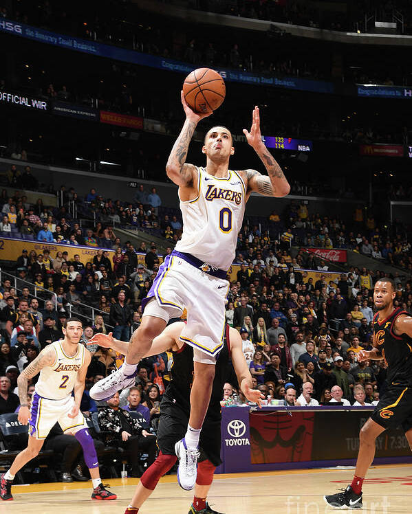 Nba Pro Basketball Poster featuring the photograph Kyle Kuzma by Andrew D. Bernstein