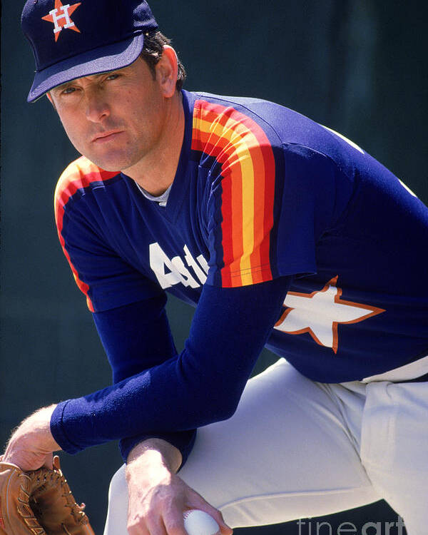 1980-1989 Poster featuring the photograph Nolan Ryan by Rich Pilling