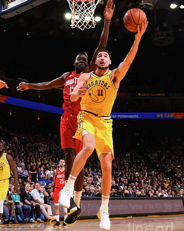 Nba Pro Basketball Poster featuring the photograph Klay Thompson by Noah Graham