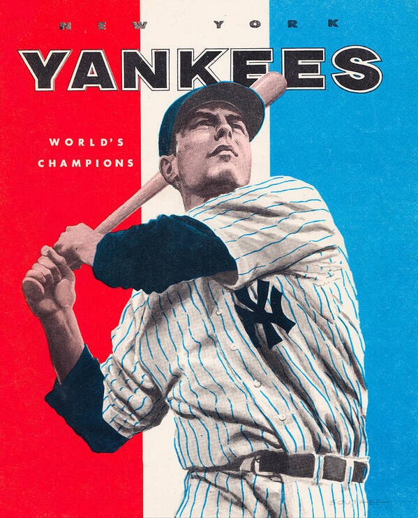1957 New York Yankees Art Poster by Row One Brand - Pixels