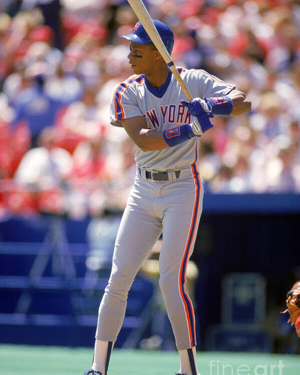 1980-1989 Poster featuring the photograph Darryl Strawberry by Rich Pilling