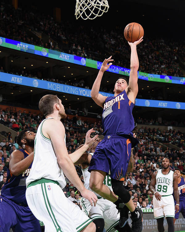 Devin Booker Poster featuring the photograph Devin Booker by Brian Babineau