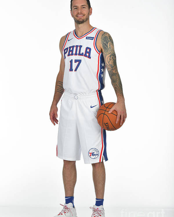Media Day Poster featuring the photograph J.j. Redick by Jesse D. Garrabrant