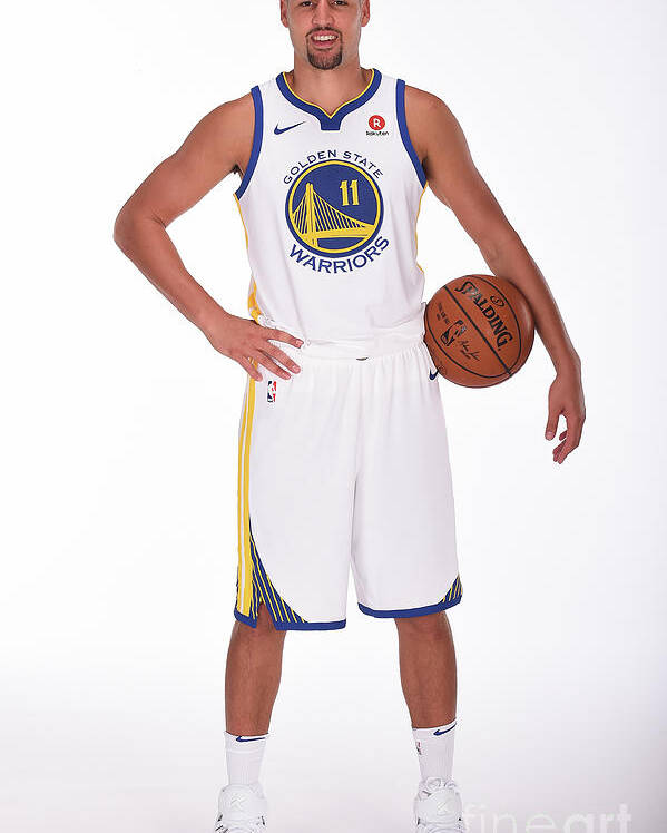 Media Day Poster featuring the photograph Klay Thompson by Noah Graham