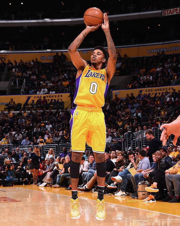 Nick Young Poster featuring the photograph Nick Young by Andrew D. Bernstein