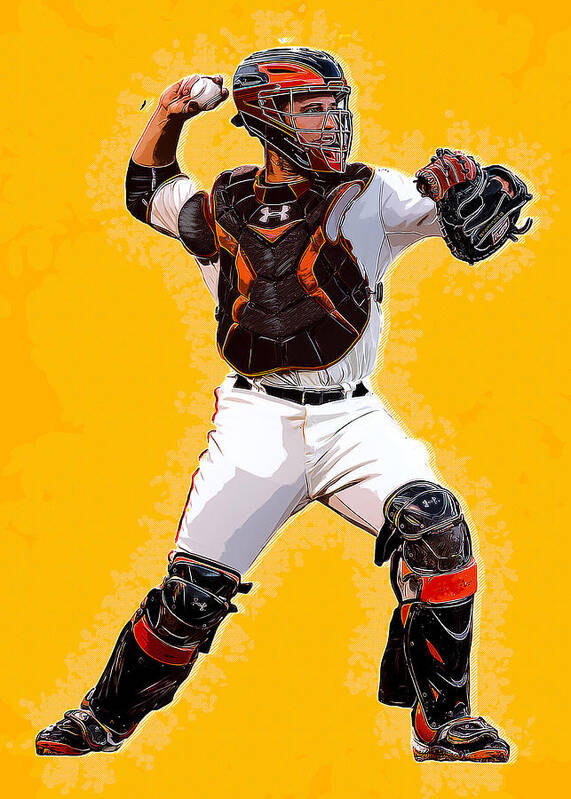Player Baseball San Francisco Giants Busterposey Buster Posey Buster Posey  San Francisco Giants Sanf Poster