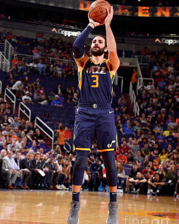 Nba Pro Basketball Poster featuring the photograph Ricky Rubio by Barry Gossage