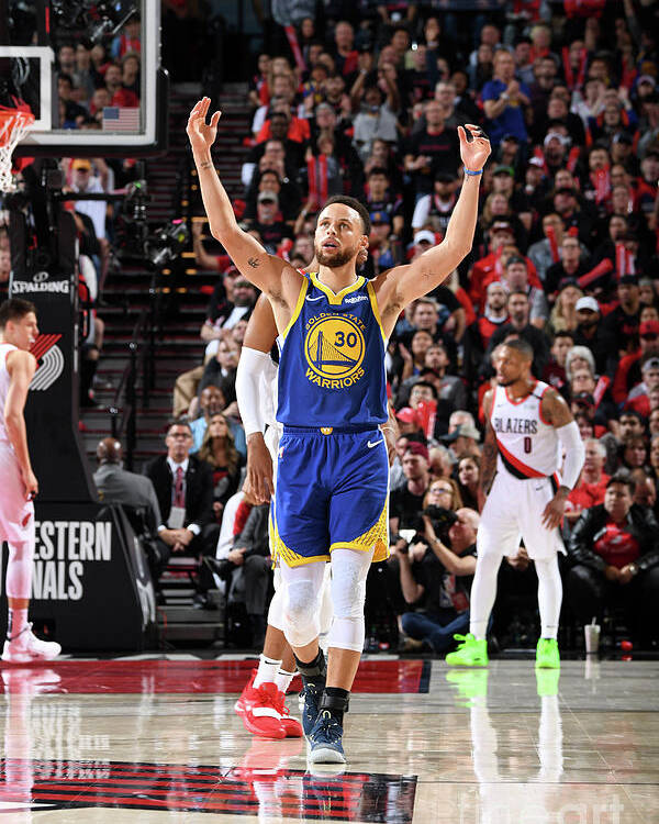 Stephen Curry Poster featuring the photograph Stephen Curry by Andrew D. Bernstein