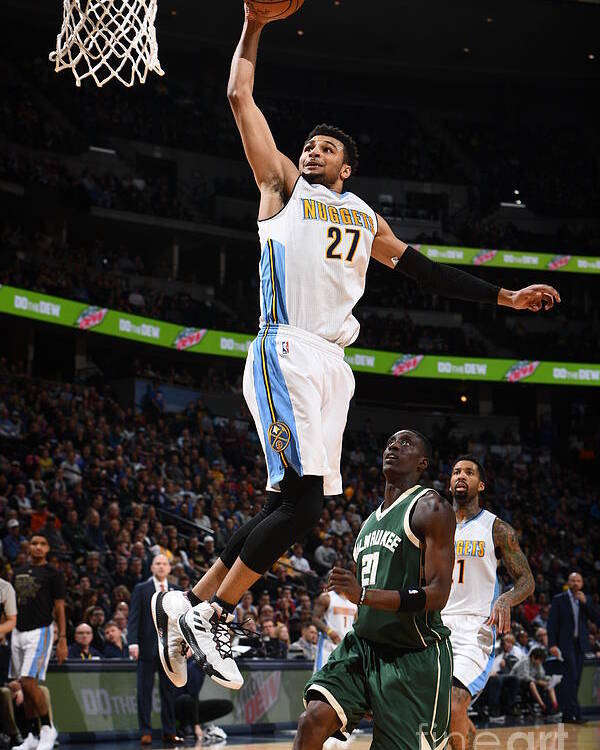 Nba Pro Basketball Poster featuring the photograph Jamal Murray by Garrett Ellwood