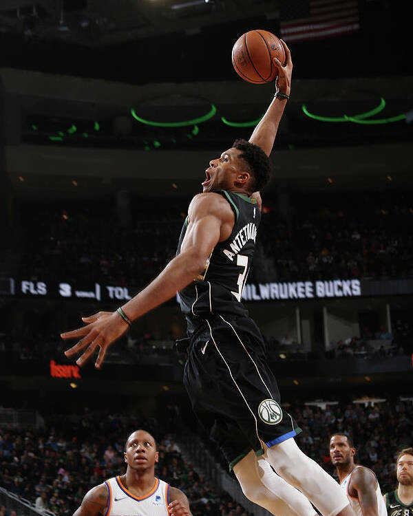 Nba Pro Basketball Poster featuring the photograph Giannis Antetokounmpo by Gary Dineen