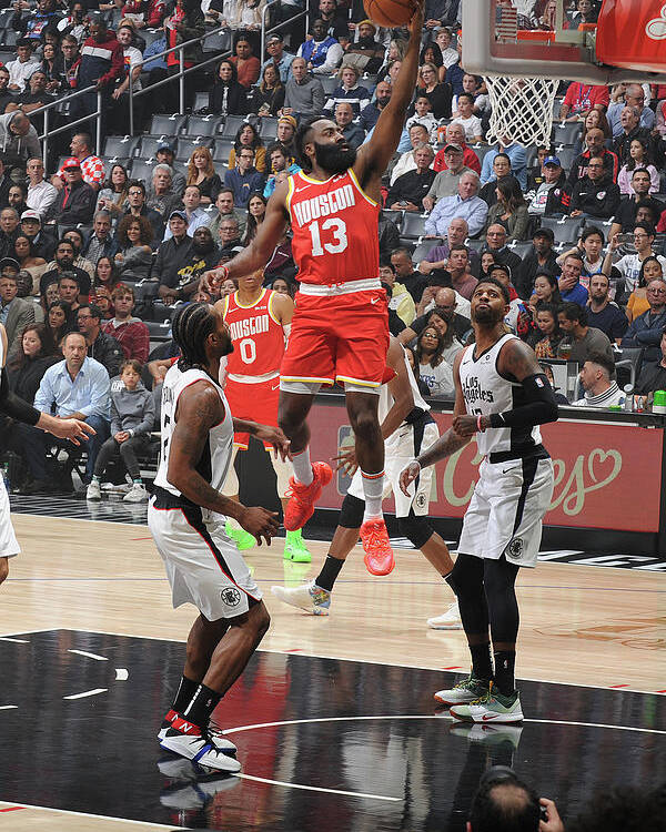 Nba Pro Basketball Poster featuring the photograph James Harden by Andrew D. Bernstein