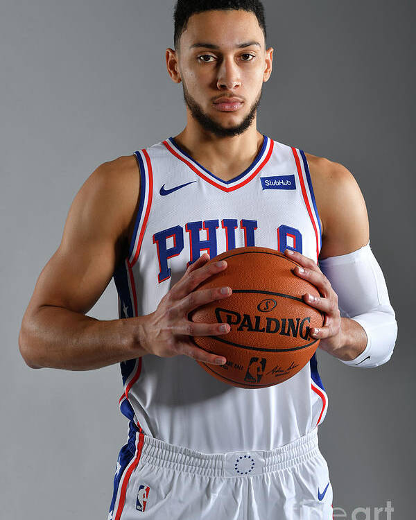 Media Day Poster featuring the photograph Ben Simmons by Jesse D. Garrabrant
