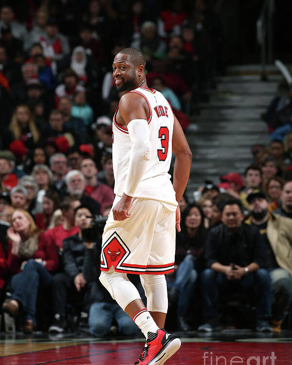 Dwyane Wade Poster featuring the photograph Dwyane Wade by Gary Dineen