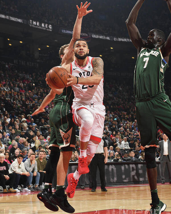 Nba Pro Basketball Poster featuring the photograph Fred Vanvleet by Ron Turenne