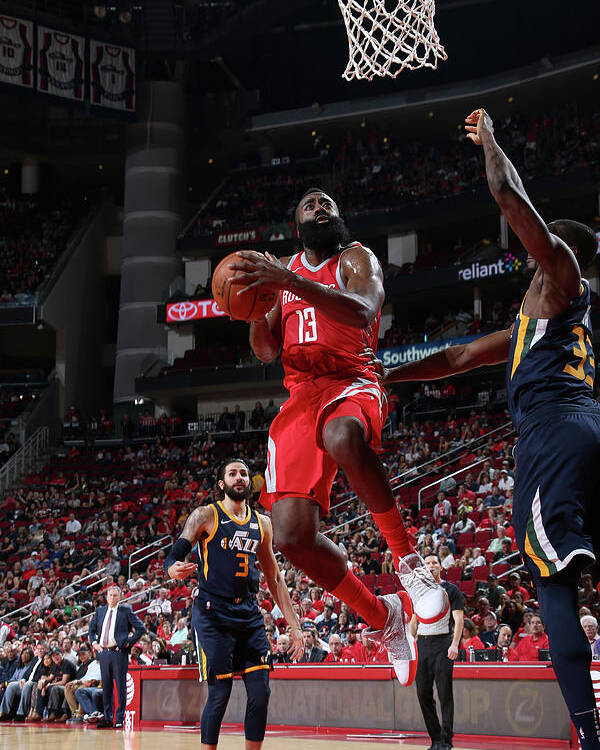Nba Pro Basketball Poster featuring the photograph James Harden by Layne Murdoch